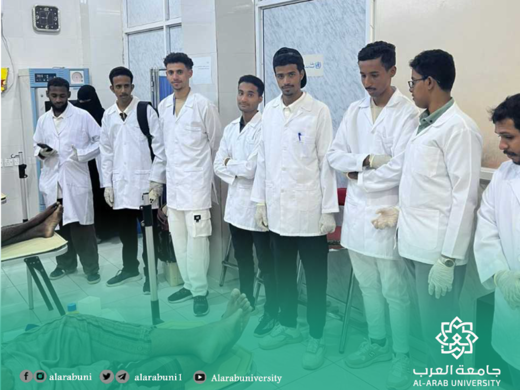 زيارة علمية لطلاب جامعة العرب قسم المختبرات الطبية إلى المركز الوطني لنقل الدم وابحاثه ومختبرات هيئة مستشفى ابن سيناء العام – حضرموت