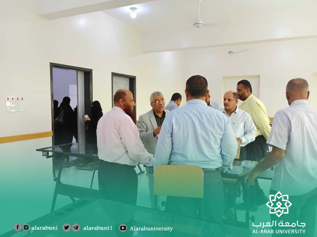 جامعة العرب تستقبل الأستاذ الدكتور خالد باسليم والوفد المرافق له
