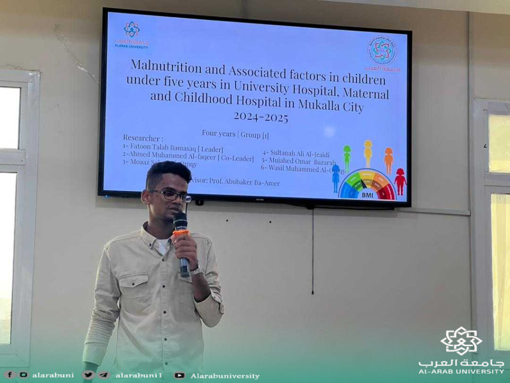 “برعاية رئيس الجامعة.. كلية الطب تعقد ندوتها العلمية الثالثة لمناقشة مشاريع طلاب الطب البشري”