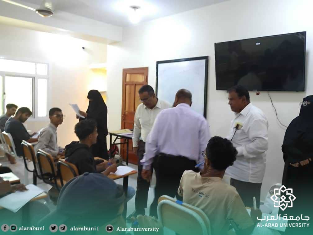رئيس جامعة العرب يدشن الامتحانات النهائية للفصل الدراسي الثاني للعام الجامعي 2024/2025م