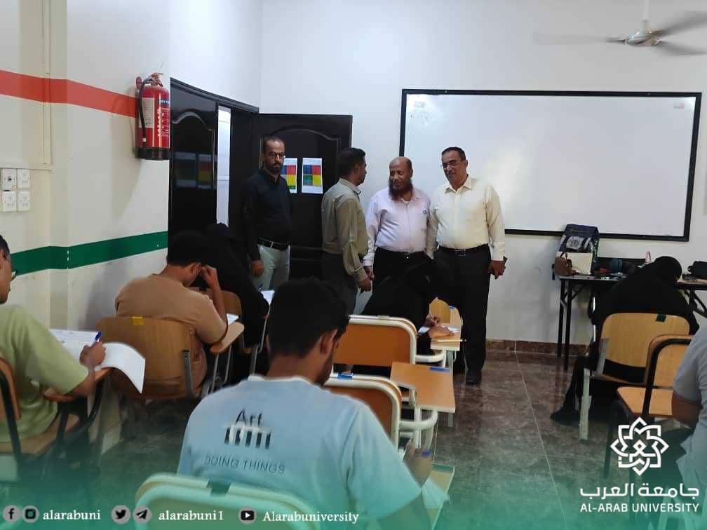 رئيس جامعة العرب يدشن الامتحانات النهائية للفصل الدراسي الثاني للعام الجامعي 2024/2025م