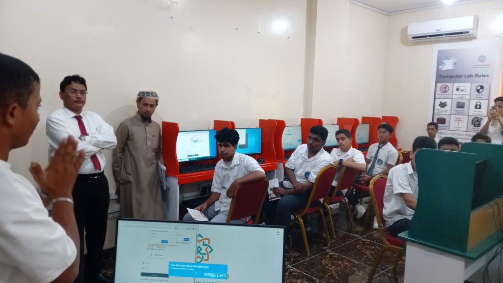 في ختام فعاليات أسبوع الجودة: طلاب مدارس المعارف الحديثة يزورون كليات جامعة العرب