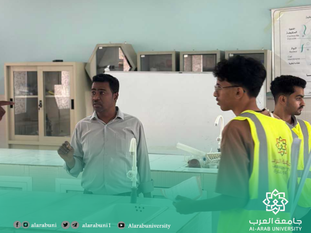 نزولًا ميدانيًا لطلاب قسم الهندسة المعمارية لأحد الأبنية التعليمية، مدرسة الإمام الشافعي (بنين)
