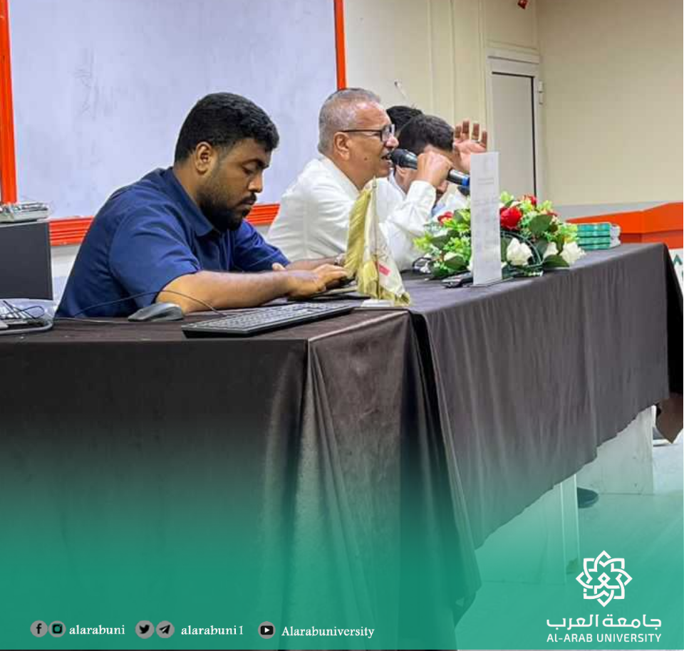 كلية طب الأسنان بجامعة العرب تحتفي بالطلاب الجدد في حفل ترحيبي