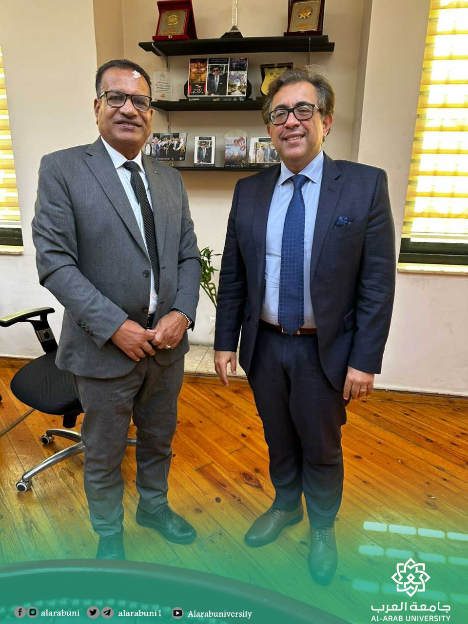 تفاق لتعزيز التعاون الأكاديمي بين جامعتي العرب وعين شمس في مجال طب الأسنان